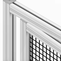 61-033-5 MODULAR SOLUTIONS PVC COVER PROFILE SHALLOW, NATURAL, 2M